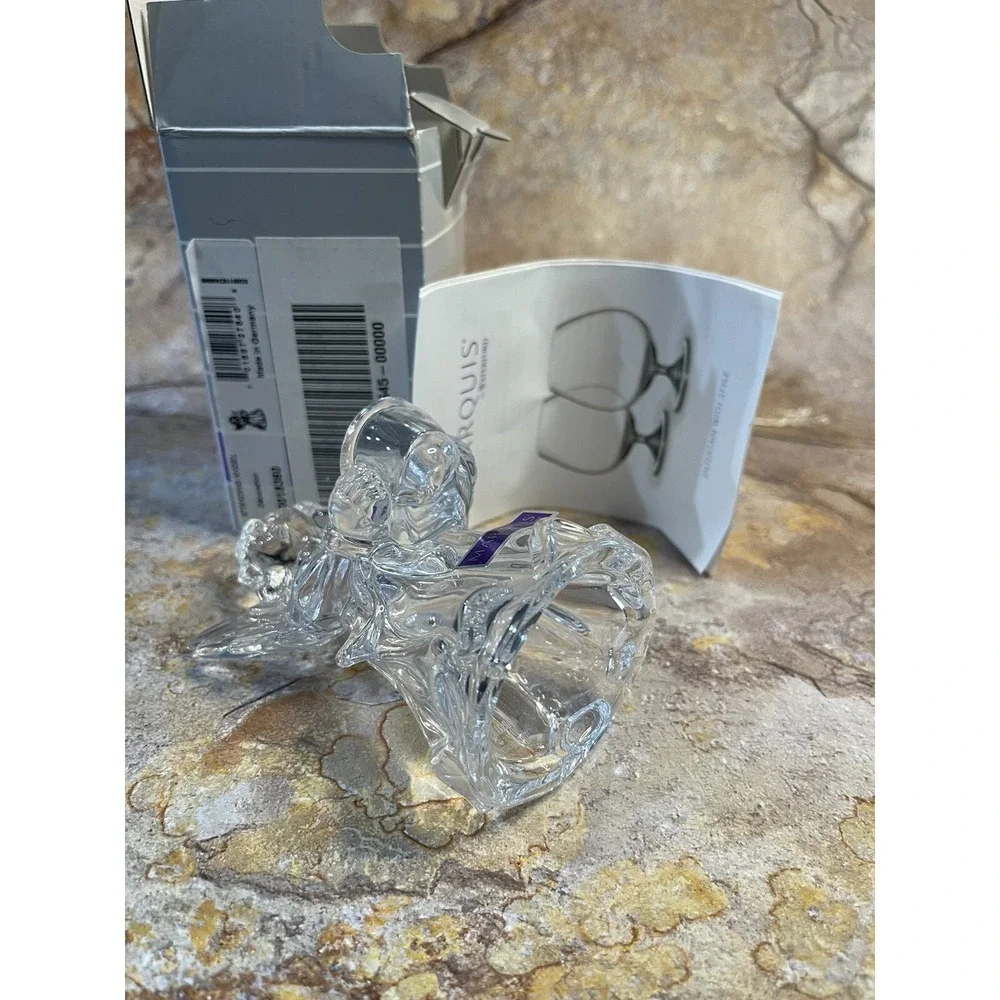 Waterford Crystal Marquis ANGEL CANDLE HOLDER #40018360  Box Opened Not Used